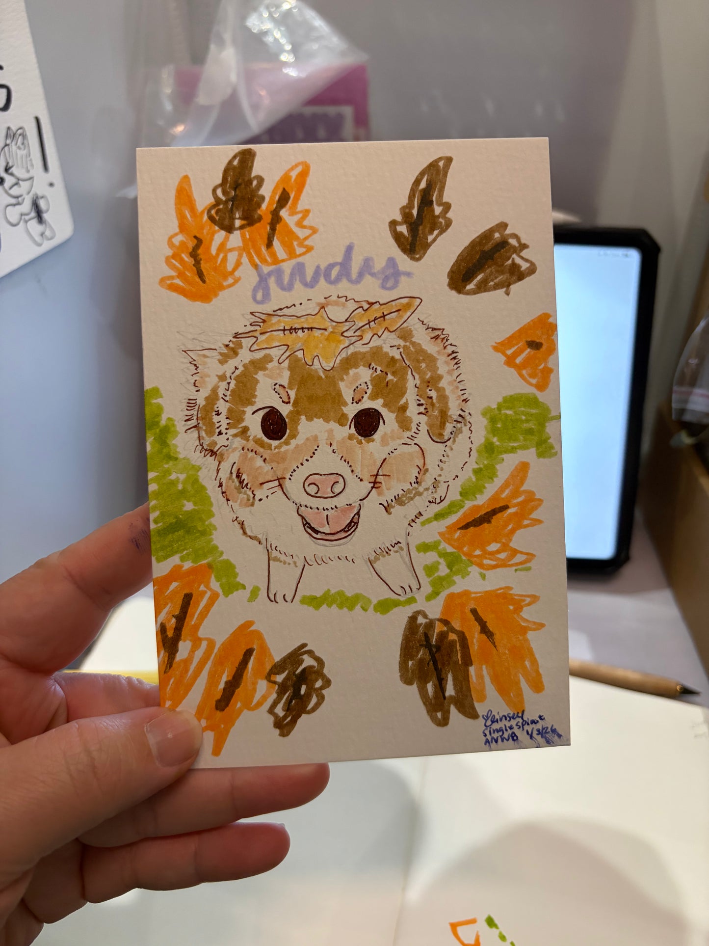 Custom Silly Little Pet Doodle Commission - Print