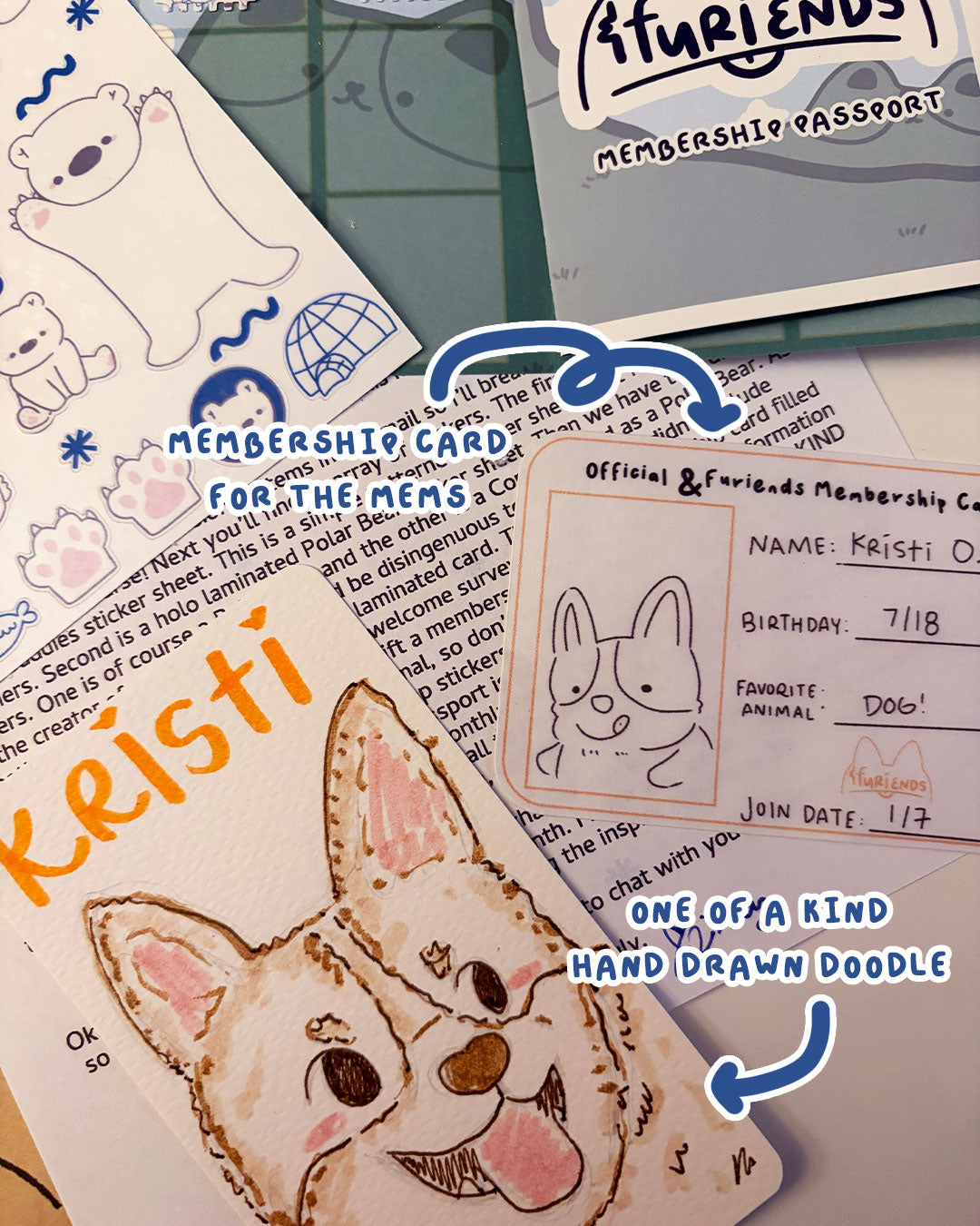 &Furiends Monthly Snail Mail Club (AUGUST)