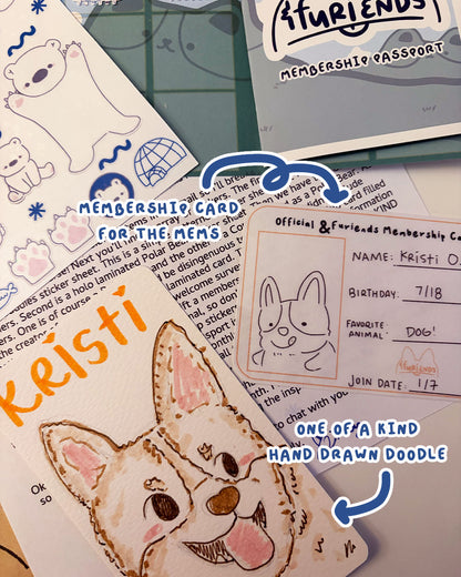 &Furiends Monthly Snail Mail Club (AUGUST)