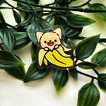 Banana Corgi Acrylic Pin