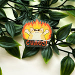 CHAOS! Corgi Acrylic Pin