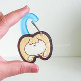 Corgi Booty Lock Acrylic Carabiner