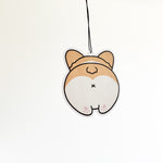 Honey Peach Corgi Booty Air Freshener