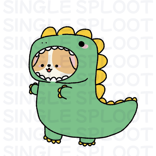 Citrus Dinosaur Corgi Air Freshener