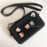 Buff Red Corgi Shoe Charm