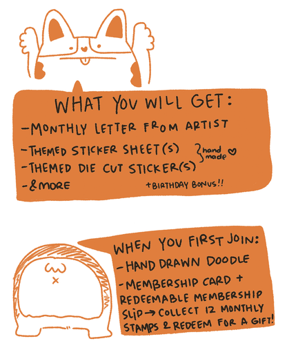 &Furiends Monthly Snail Mail Club (AUGUST)