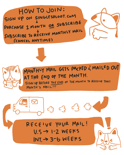 &Furiends Monthly Snail Mail Club (AUGUST)