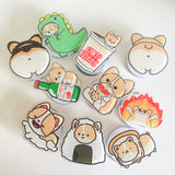 Happy Jumping Corgi MagSafe Phone Grip