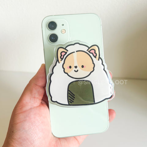 Onigiri Corgi MagSafe Phone Grip Single Sploot Onigiri Corgi MagSafe Phone Grip Single Sploot
