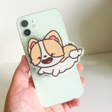 Happy Jumping Corgi MagSafe Phone Grip