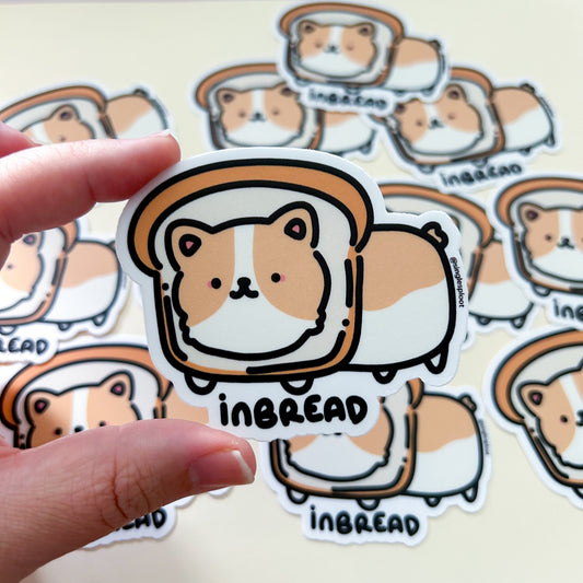 inBREAD Corgi Sticker