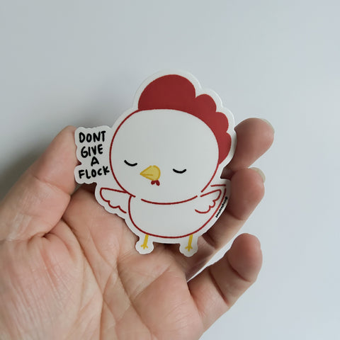 Don't Give A Flock Chimken Sticker