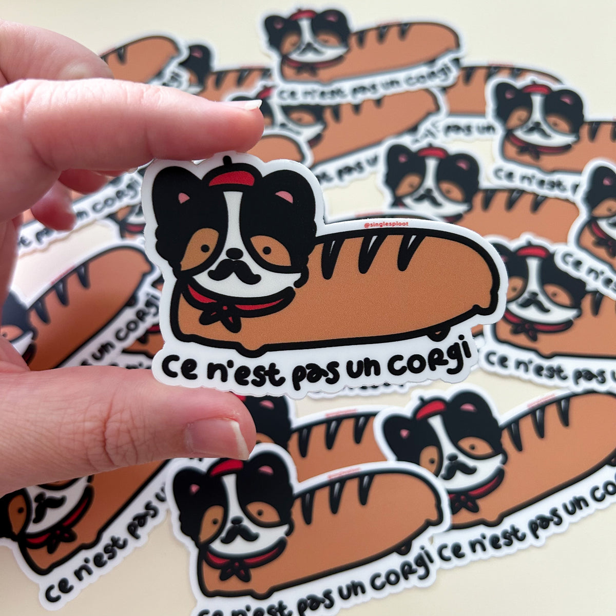 ce n'est pas un corgi sticker