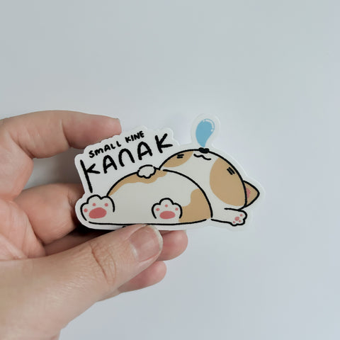 Small Kine Kanak Corgi Sticker