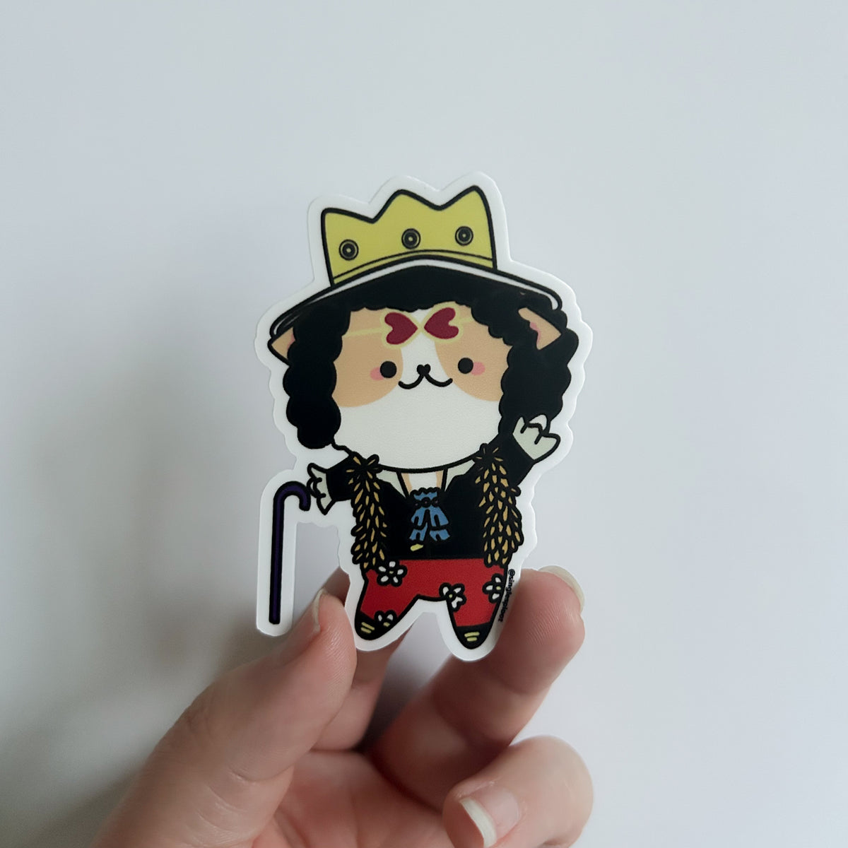 Soul King Corgi Sticker