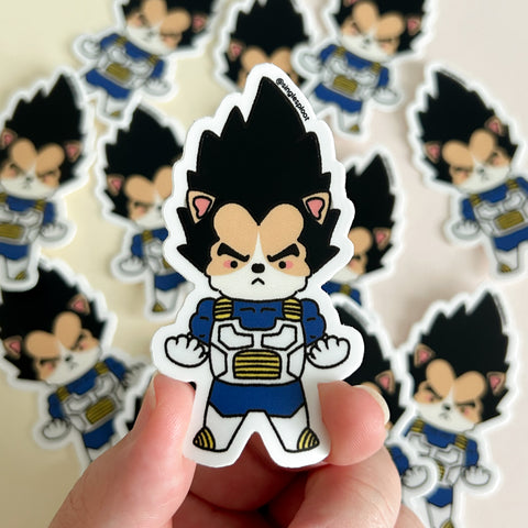 Saiyan Corgi Sticker