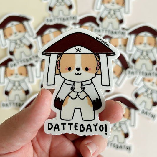 Hokage Corgi Sticker