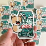 Baja Soda Corgi Sticker