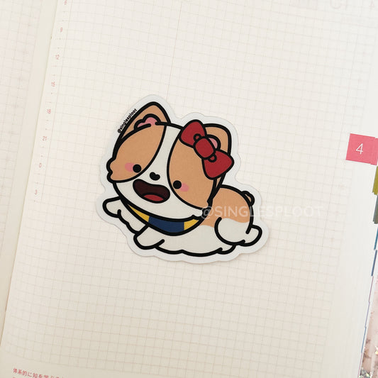 Hello Corgi Corgi Sticker
