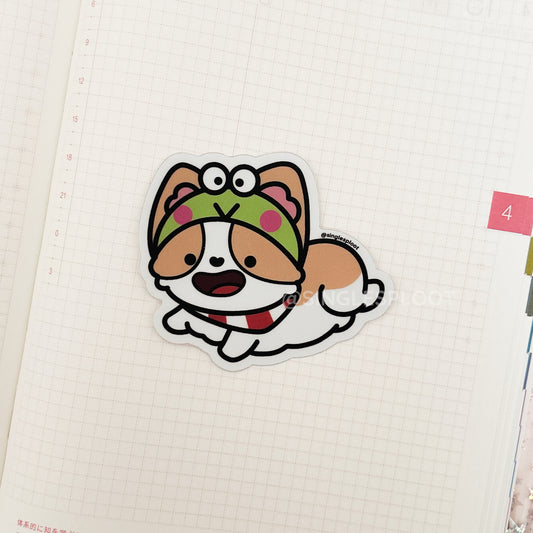 Kerocorgi Corgi Sticker