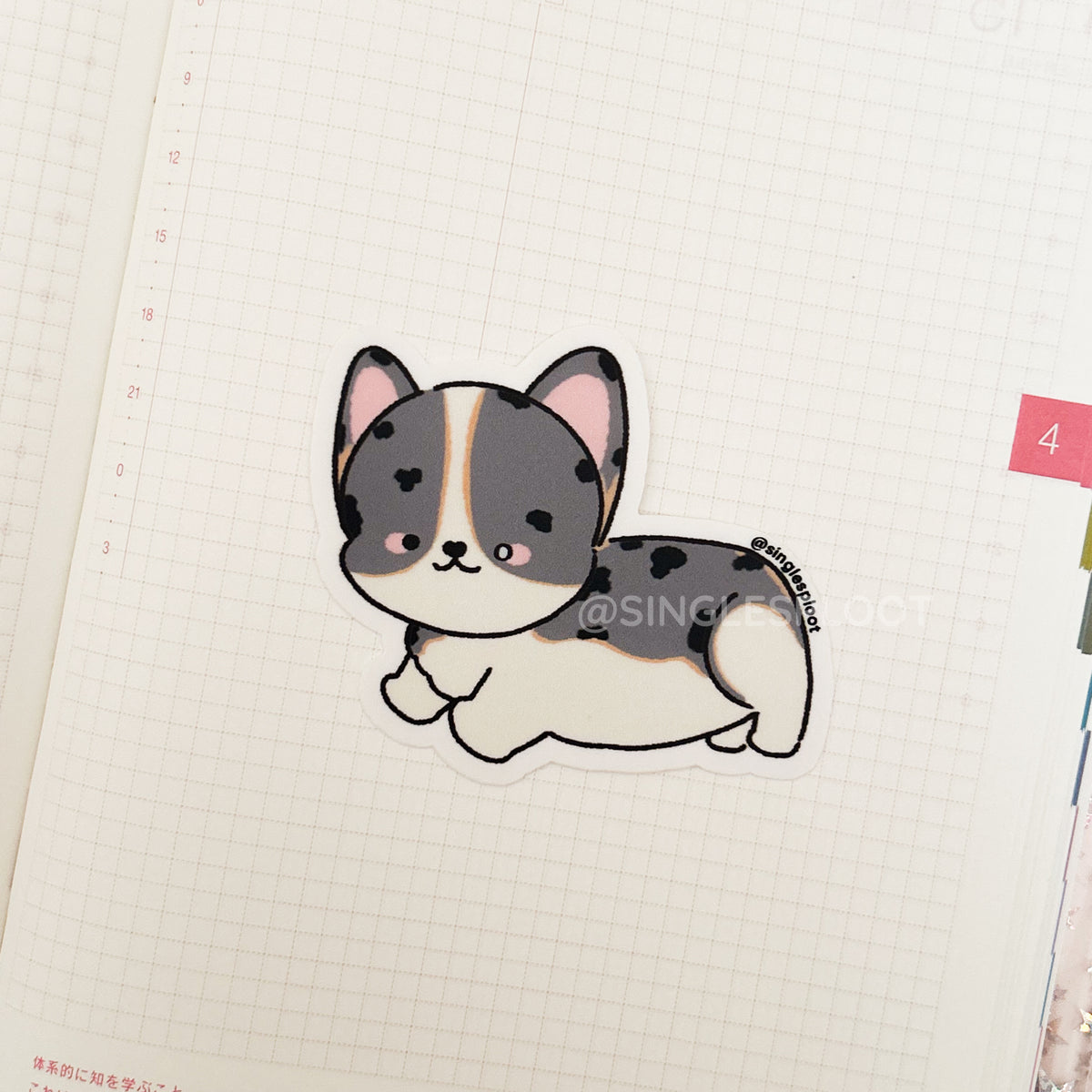Cowboy Corgi Sticker