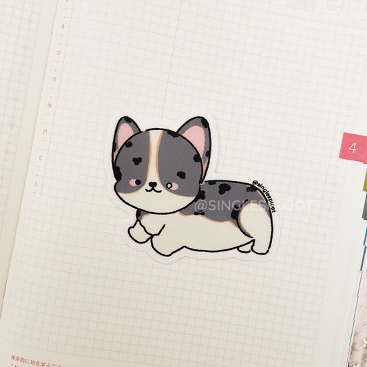 Cowboy Corgi Sticker