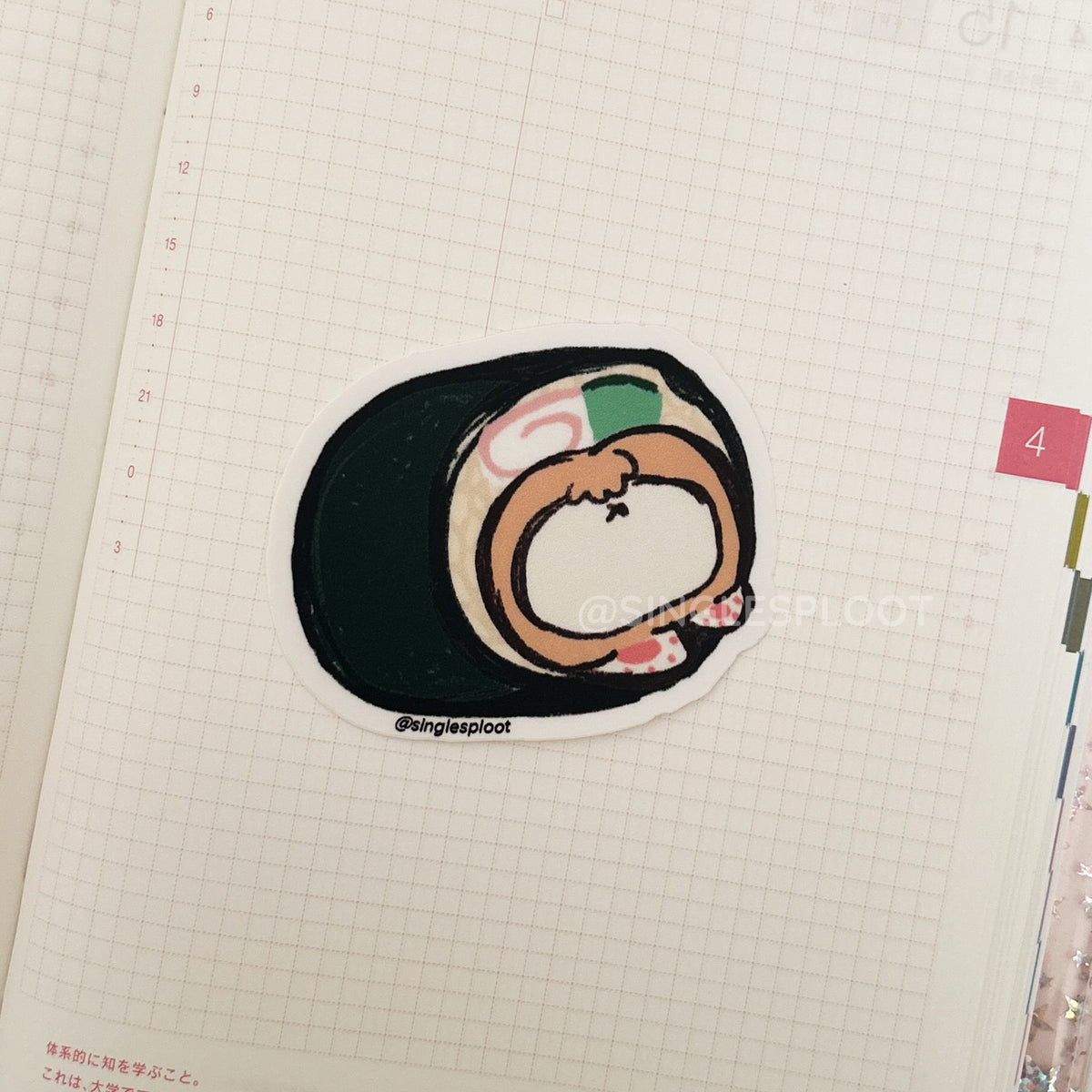Futomaki Corgi Sticker