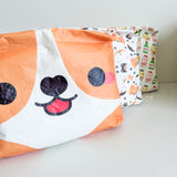 Corgi Face Water Resistant Pouch
