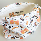 Red and Tri Corgi Faces Water Resistant Pouch