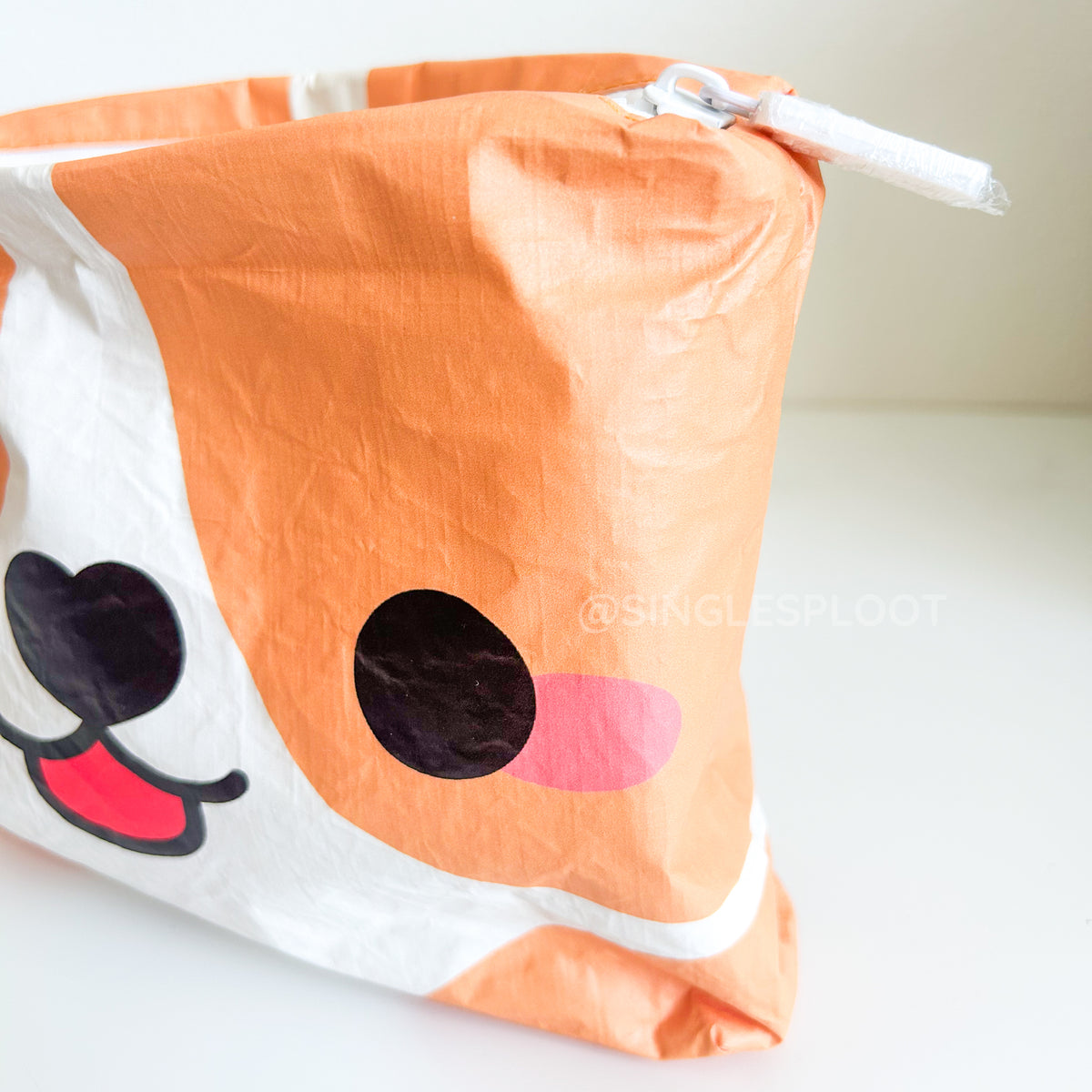 Corgi Face Water Resistant Pouch