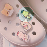 Banana Milk Corgi Shoe Charm