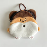 Tri Chonky Corgi Coin Purse Keychain