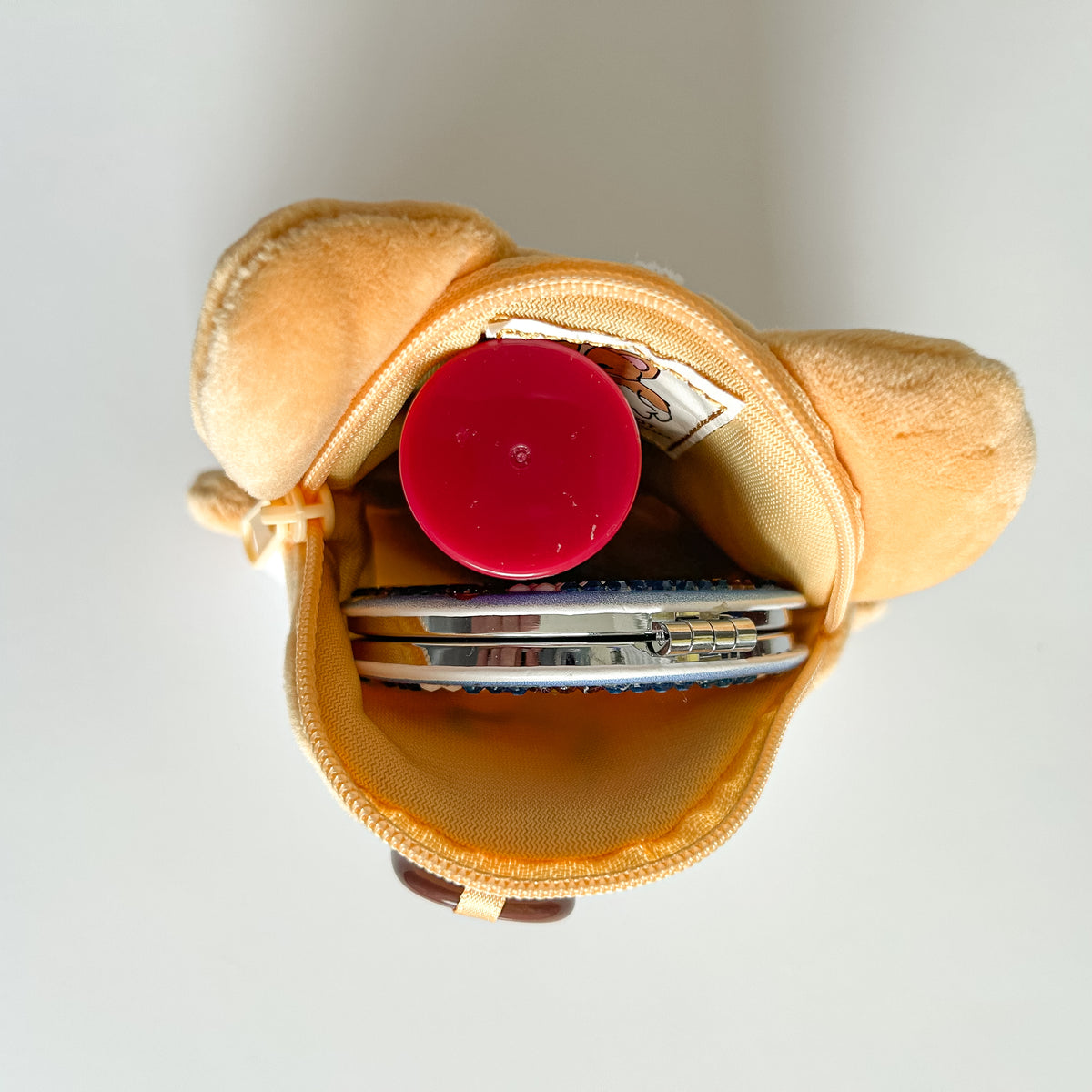 Red Chonky Corgi Coin Purse Keychain