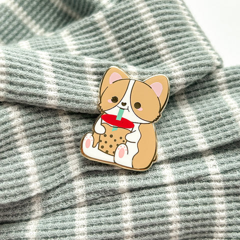 Single Sploot Corgi Stickers & Stuff