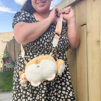 Corgi Butt Crossbody Pouchette