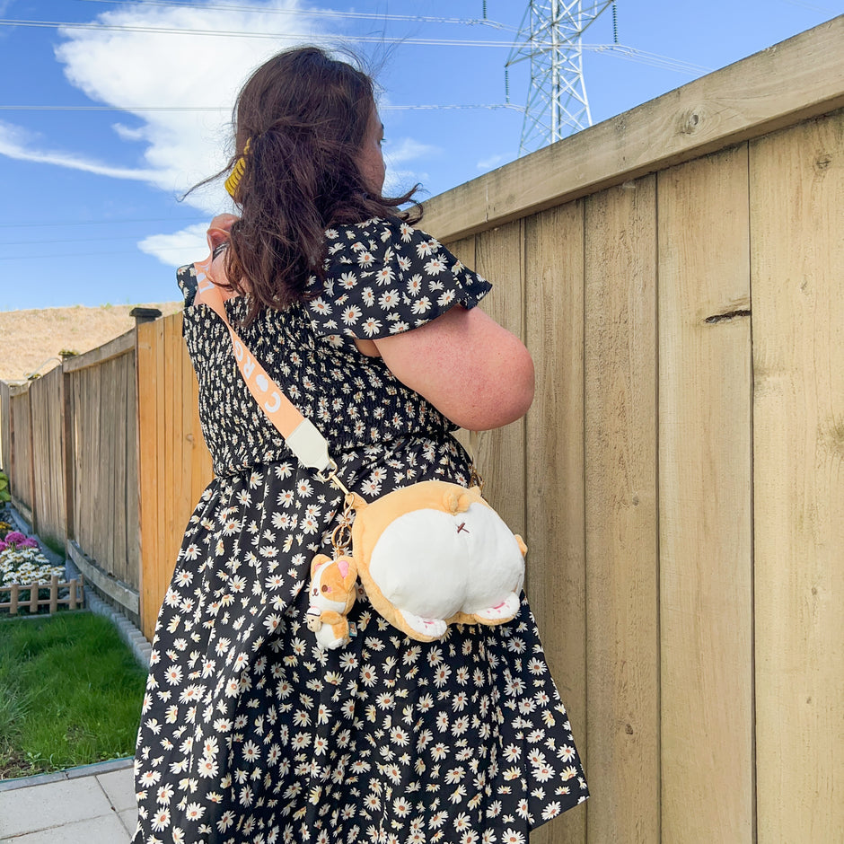 Single Sploot Corgi Stickers & Stuff