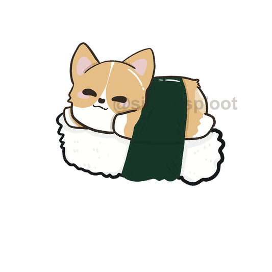 Musubi Red Corgi Shoe Charm