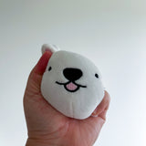 Round Dawg Plush Keychain [Yuki Version - Samoyed]