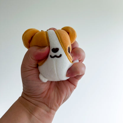 Round Dawg Plush Keychain [Emi Version - Red Corgi]