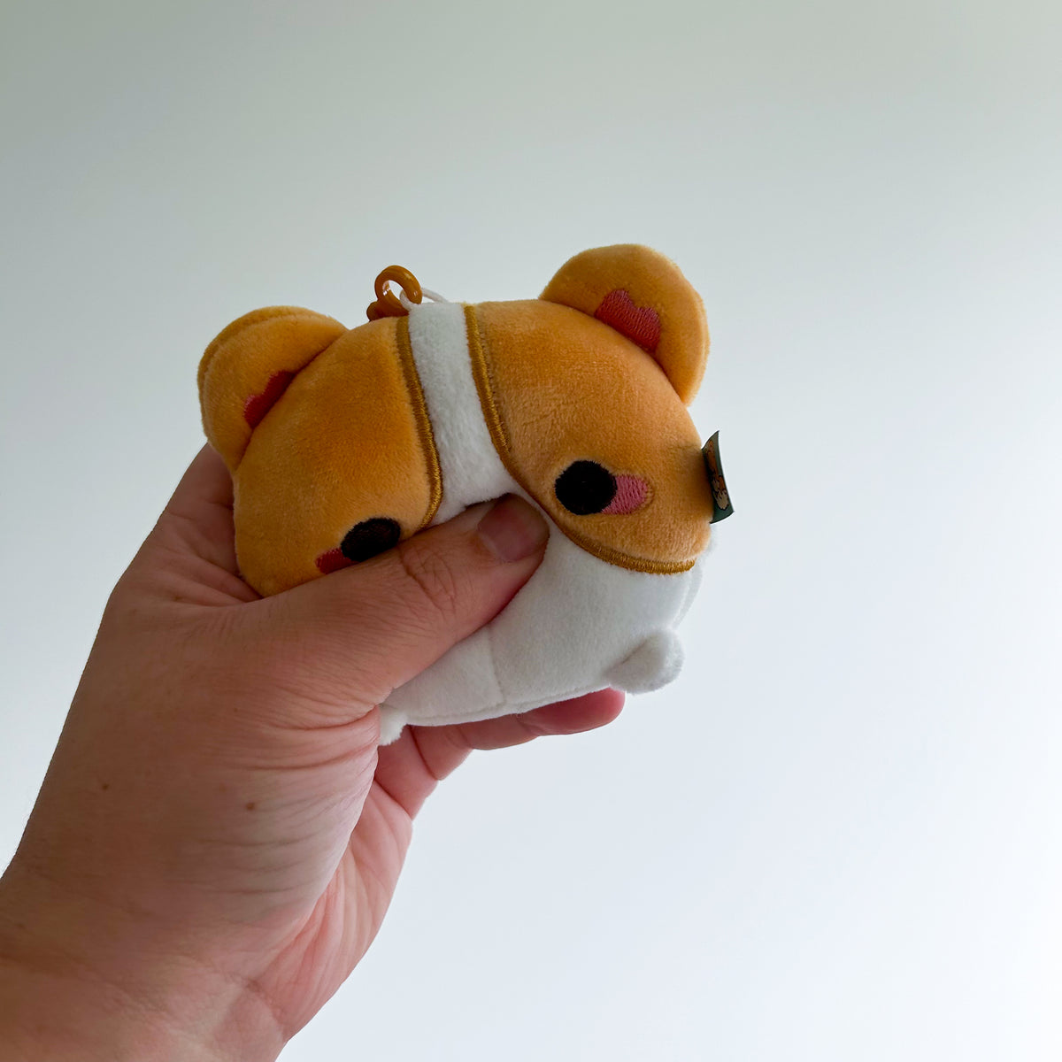 Round Dawg Plush Keychain [Emi Version - Red Corgi]
