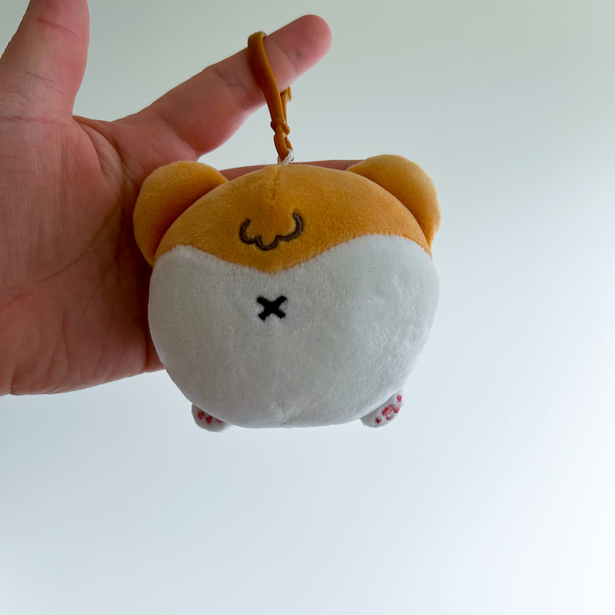 Round Dawg Plush Keychain [Emi Version - Red Corgi]