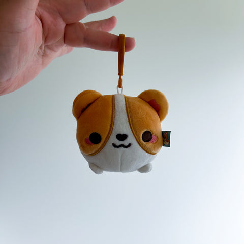 Round Dawg Plush Keychain [Emi Version - Red Corgi]