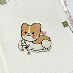 Patreon Sticker: Cupid's Arrow Corgi