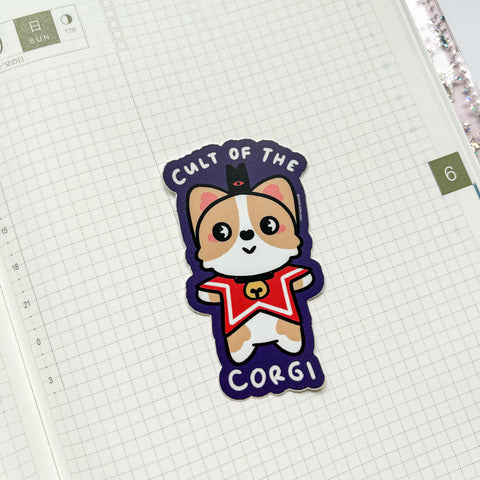 Cult of the Corgi Sticker