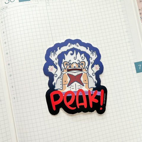 Gear5 PEAK! Corgi Sticker