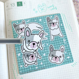 Patreon: Twinkle the Frenchie Sticker Sheet