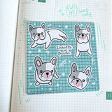 Patreon: Twinkle the Frenchie Sticker Sheet