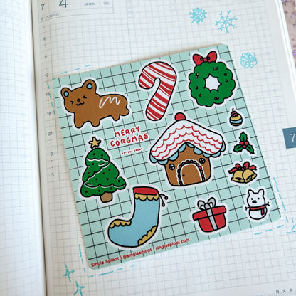 Merry Corgmas Sticker Sheet