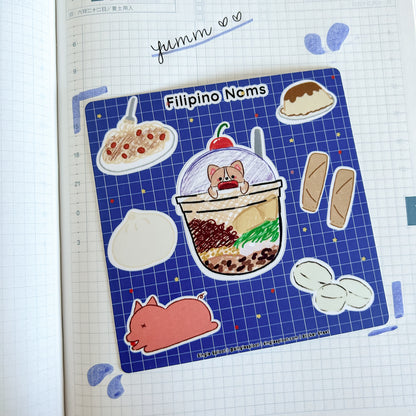 Patreon: Filipino Noms Sticker Sheet