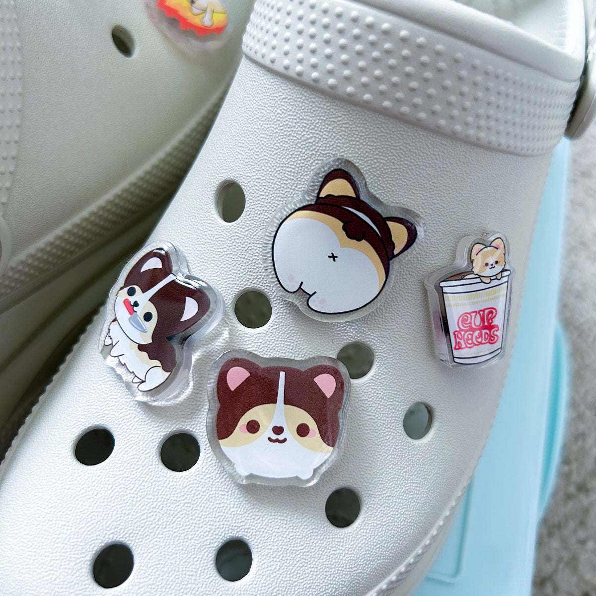 Corgi Friends Shoe Charm